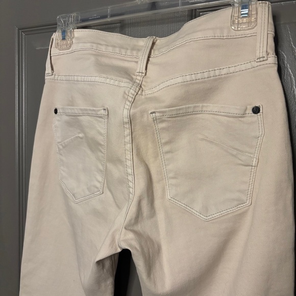 James Jeans Rare Two-Tone Emilia Biker Jeans Cream & Black Color Block Size 27 - Picture 10 of 10